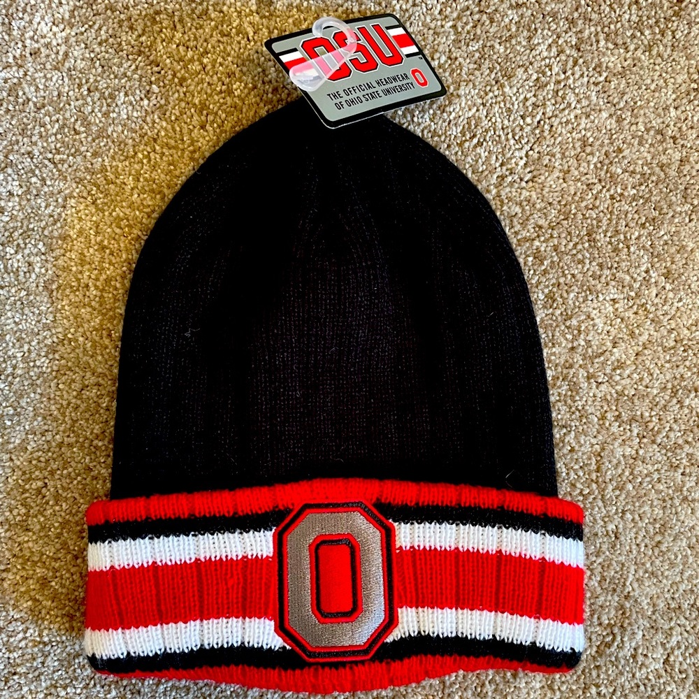 Adult size Ohio State beanie NWT